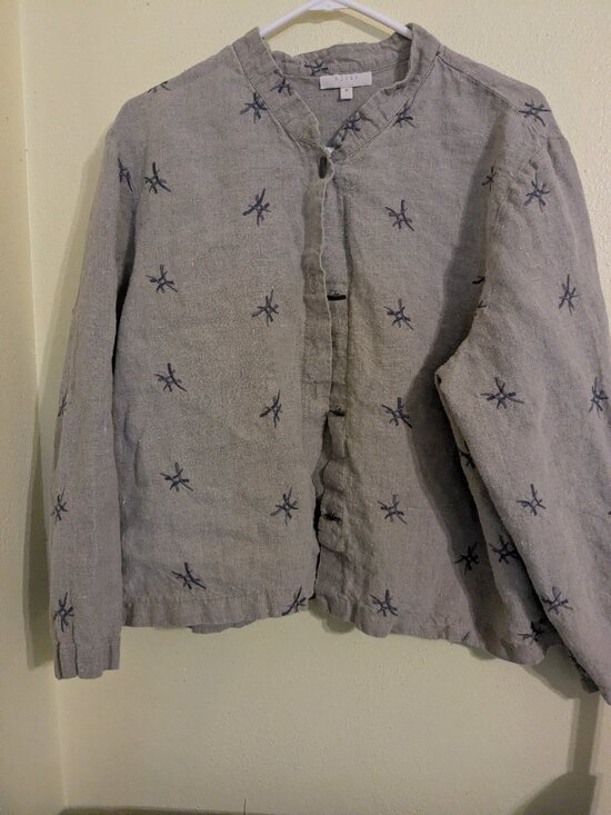 J. Jill Tops - Cute linen jacket/top.